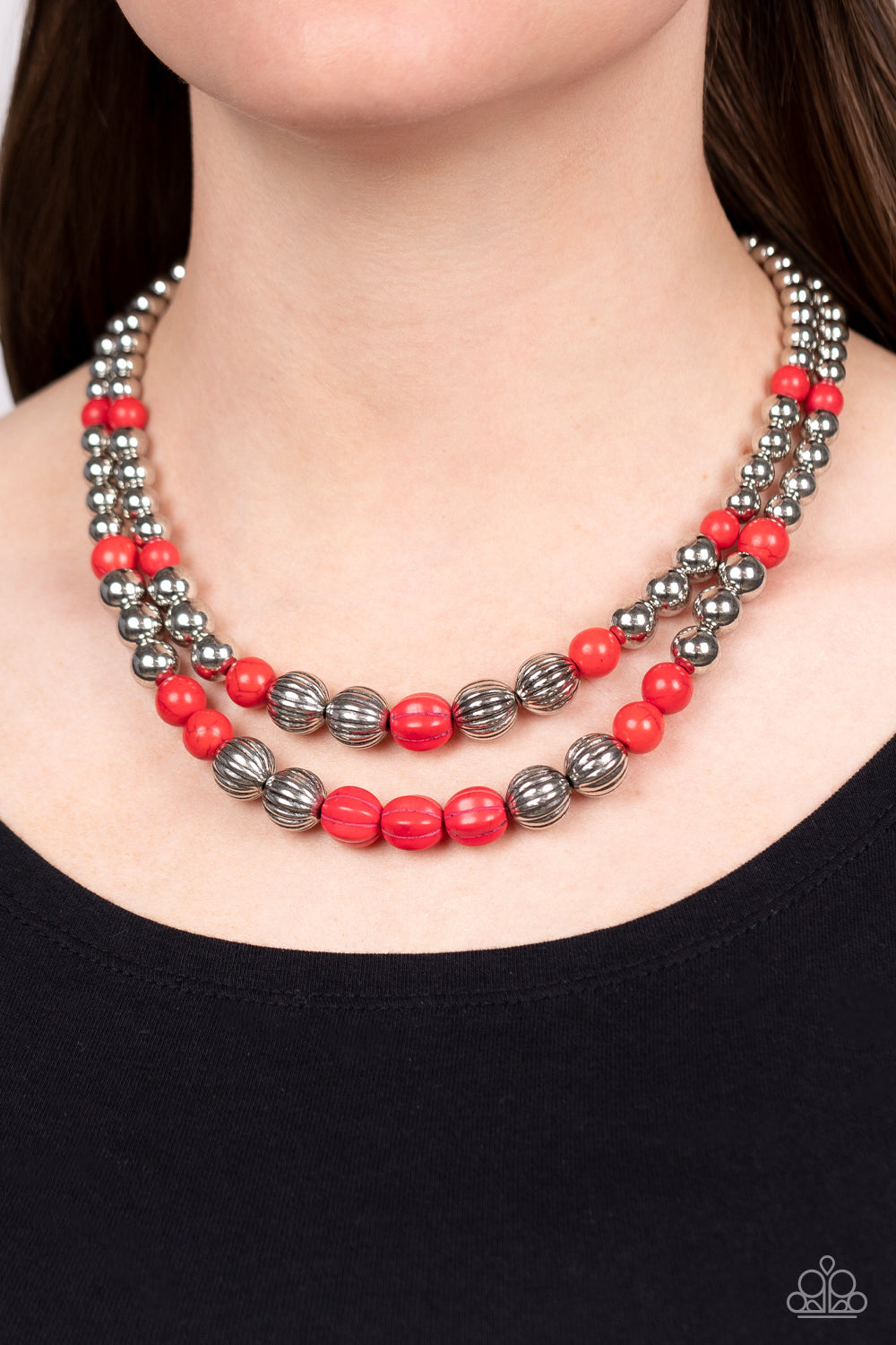 So Pop-YOU-lar - Red Necklace - Paparazzi Accessories – Sassysblingandthings